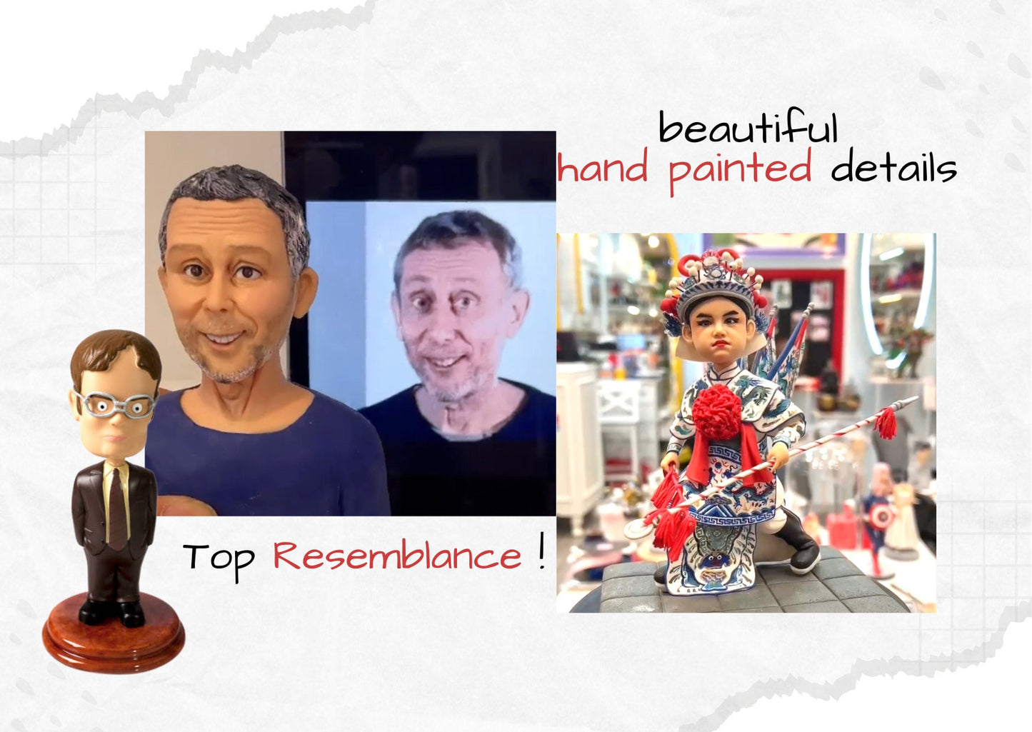 Customizable Handcrafted Polymer Clay Doll